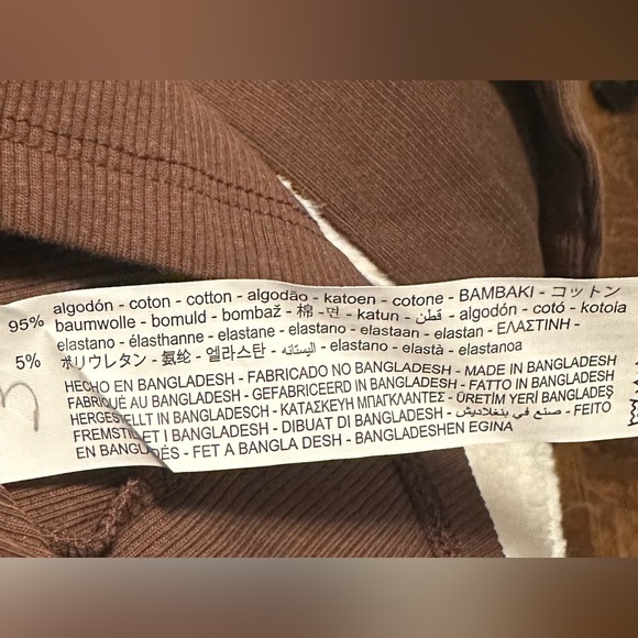 Brown Cropped Top - Picture 4 of 4